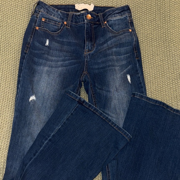 Altar'd State Denim - Altar'd State Dark Blue Flare Jeans